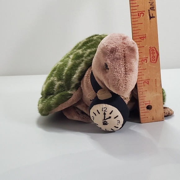 Boyds‎ Flash Turtle Plush Stop Watch 9" Green Stuffed Animal 55226 Retired Toy - Picture 10 of 11
